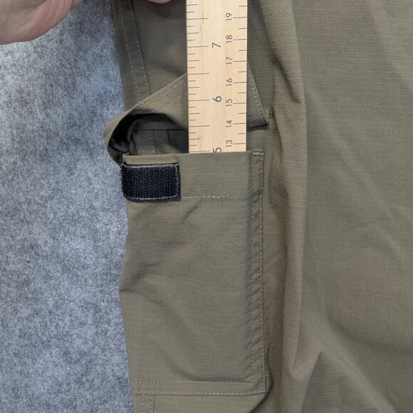 Tilley Adjustable Cargo Outdoor Utility Convertible Hiking camping pant TAUPE 16 - Picture 7 of 13